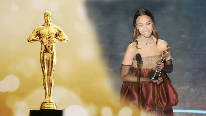 পার্শ্ব চরিত্রে অস্কার পেলেন সালদানিয়া