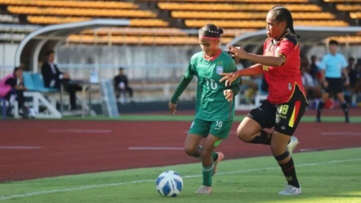 তৃষ্ণার হ্যাটট্রিকে তিমুরকে উড়িয়ে দিলো বাংলাদেশ